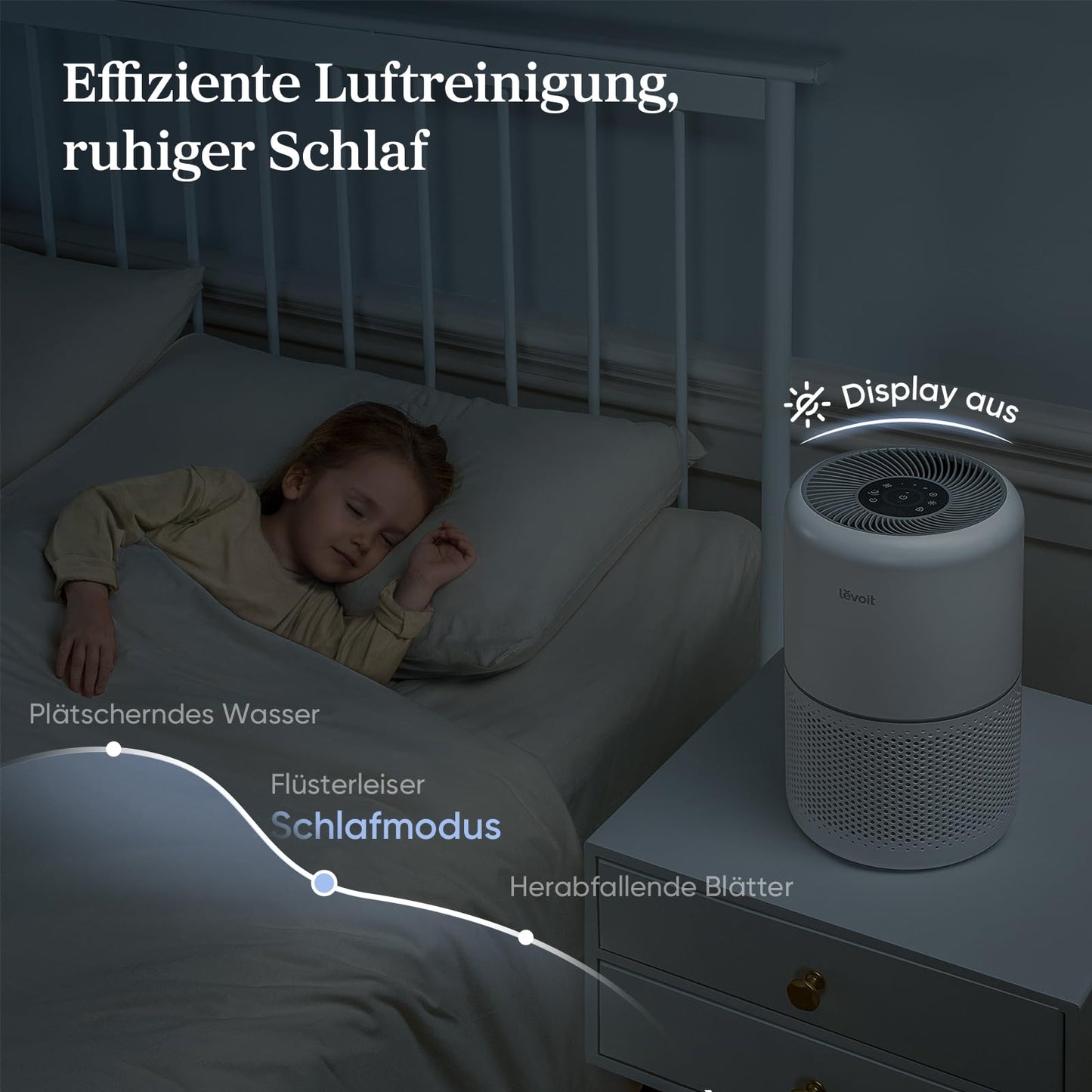 Levoit Luftreiniger mit HEPA Filter – Weiß
