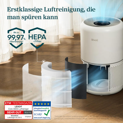 Levoit Luftreiniger mit HEPA Filter – Weiß
